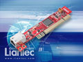 Liantec LTC-1P100 Ultra Low Profile 1U Slim PCI Intel Gbit Ethernet Card