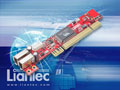 Liantec LTC-1P200 Ultra Low Profile 1U Slim PCI IEEE 1394 FireWire Card