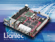 力安科技 (Liantec) Tiny-Bus® PCIe 多路實時影像擷取與視屏監控解決方案應用於 Mini-ITX 工業電腦平台